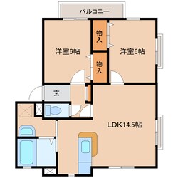 奈良駅 バス11分  萩ヶ丘町下車：停歩4分 1階の物件間取画像